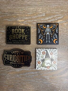Halloween Themed Magnets Set of 4 Target Bullseye